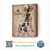 Personalized Custom Any Dog Breed Photo Collage Dog Pet Memorial Canvas Art Poster DC65 (2)